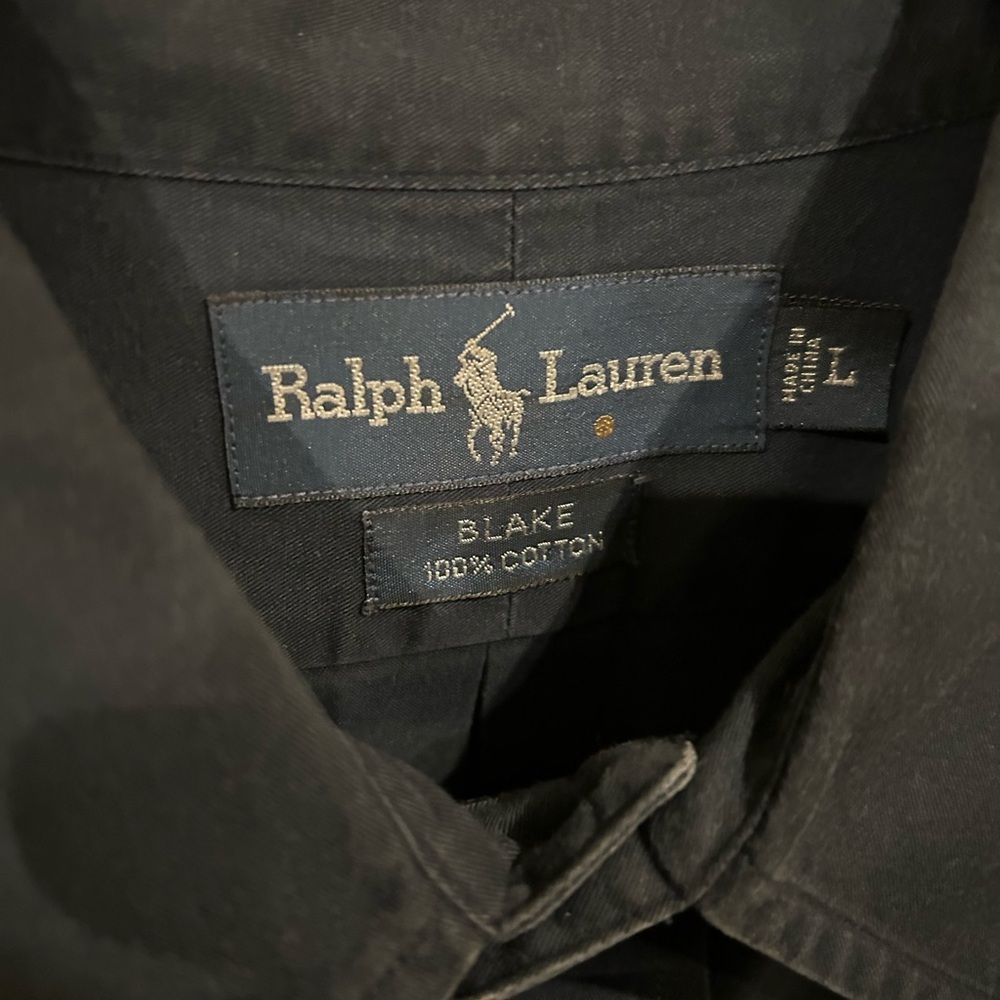 Ralph Lauren Blake dress shirt navy blue.